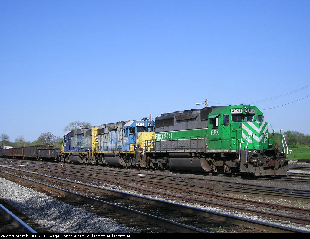 FURX 3041 On CSX Y 102 At New River Yard